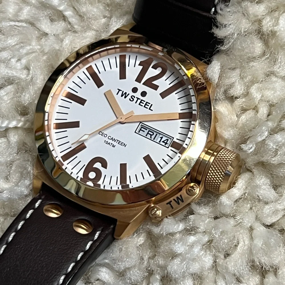 T.W. Steel CEO CANTEEN Watch (DEAD BATTERY)
